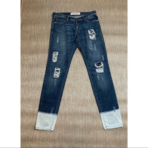 Etienne Marcel Distressed Jeans size 25 - Picture 2 of 10